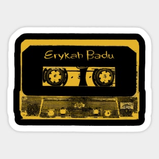 Erykah Badu Queen of Neo-Soul Sticker